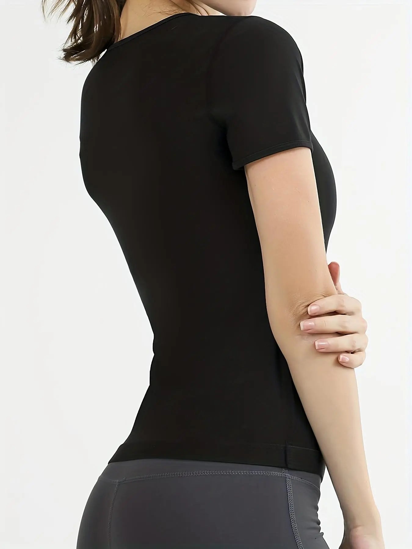 Tight Fit Sauna Sweat Workout Top